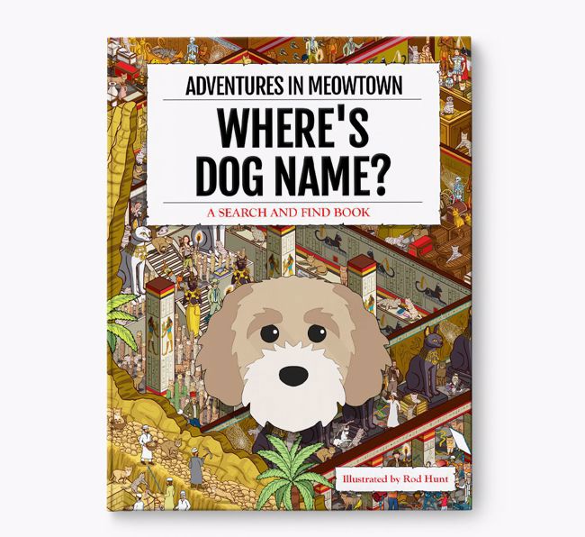 Personalised Cavapoochon Book: Where's Dog Name? Volume 2